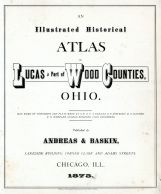 Lucas County and Part of Wood County 1875 Including Toledo 